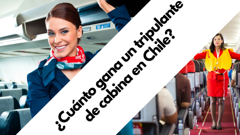 ¿Cuánto gana un tripulante de cabina en Chile?